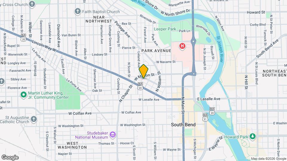 514 W Madison St Map and Location Details