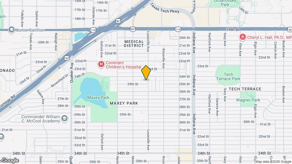 3704 25th St Map and Location Details