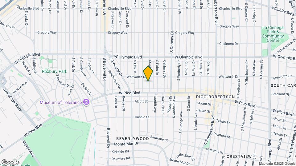 1125 1/2 Glenville Dr Map and Location Details