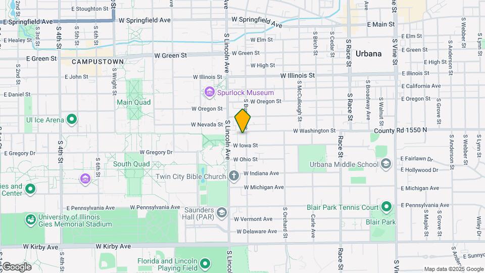 903 S Busey Ave Map and Location Details