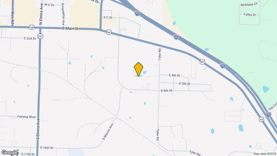 3314 E 4th St Map and Location Details