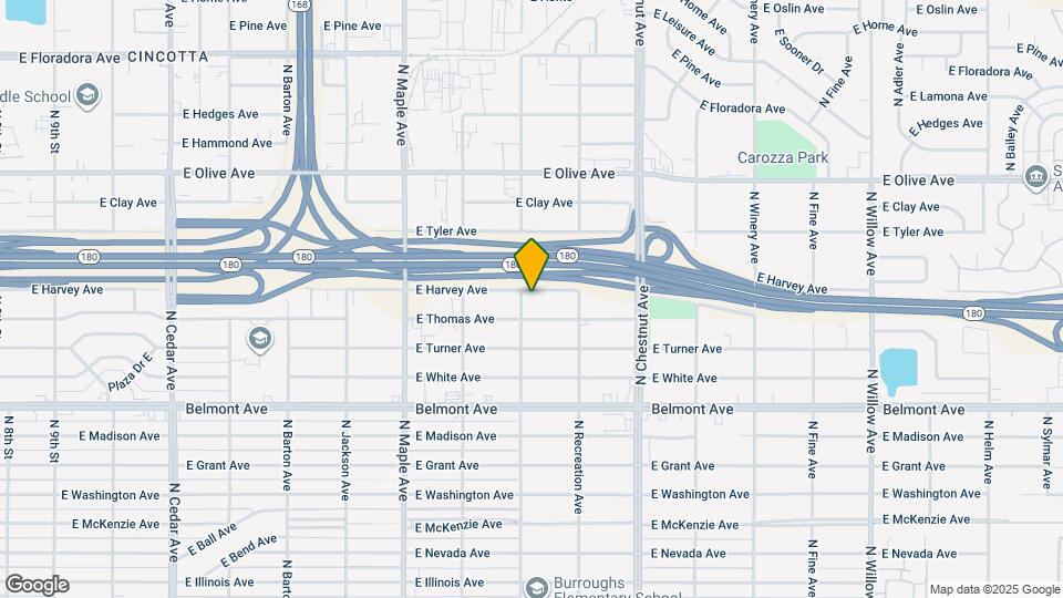 4710 E Harvey Ave Mapa y Detalles de la Ubicación