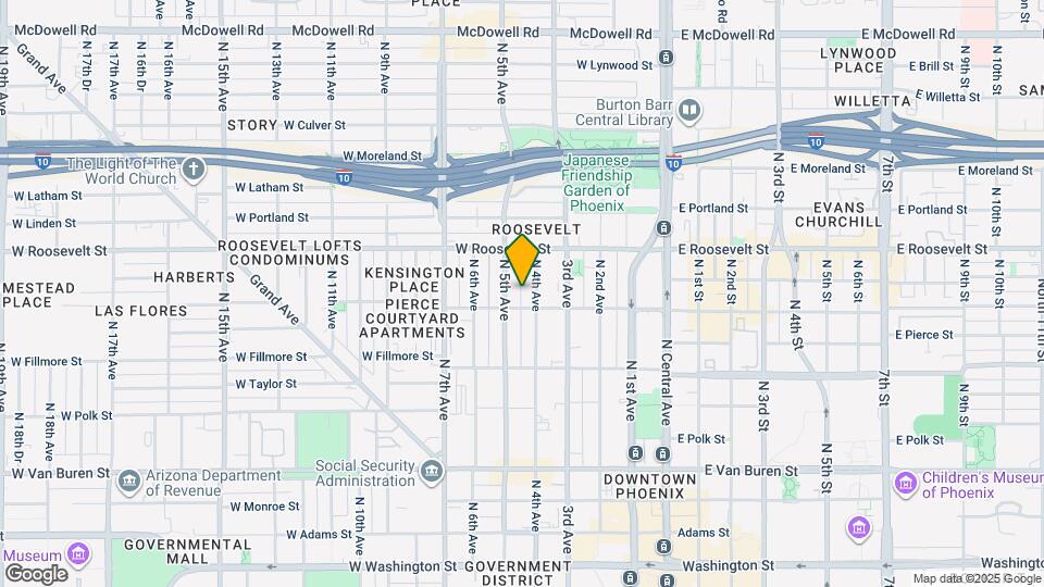 808 N 4th Ave, Unit 18 Map and Location Details