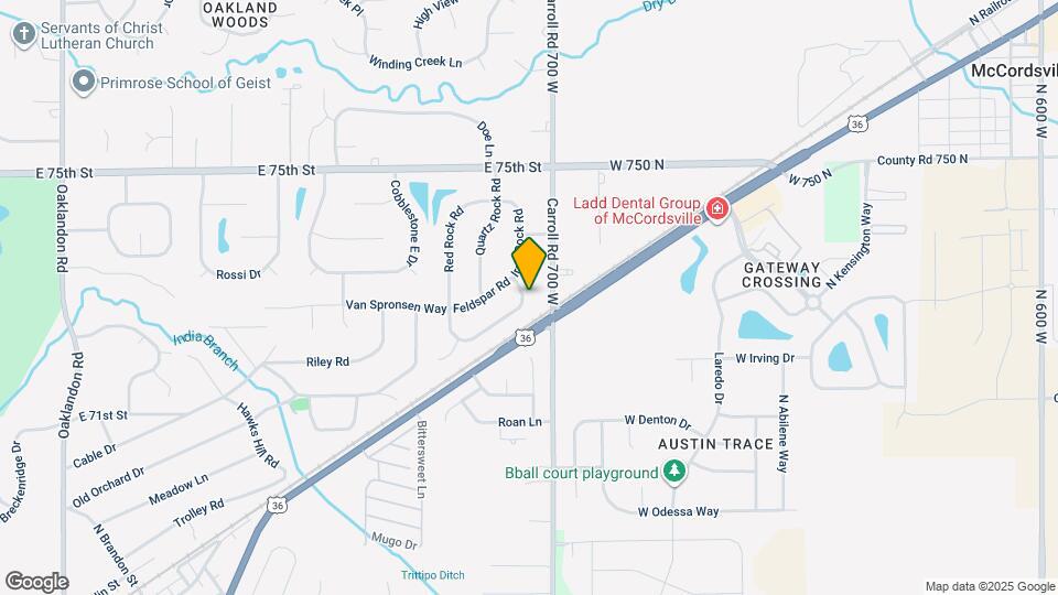 12725 Slippery Rock Rd Map and Location Details