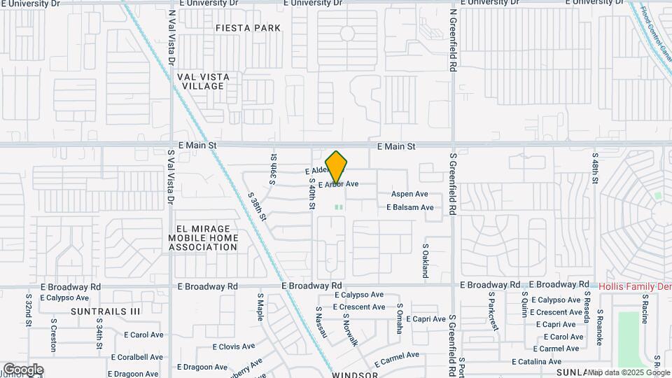 4043 E Arbor Ave Map and Location Details