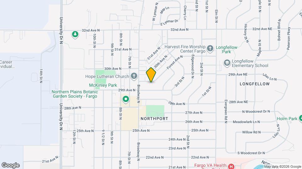 418 Forest Ave N Map and Location Details