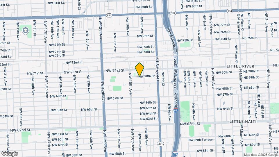 840 NW 70th St Map and Location Details