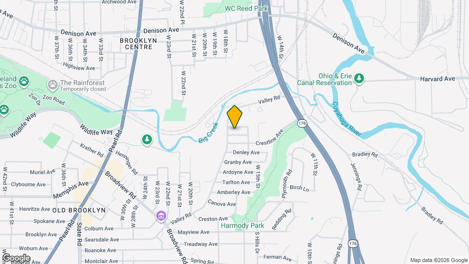 1710 Galion Ave Map and Location Details