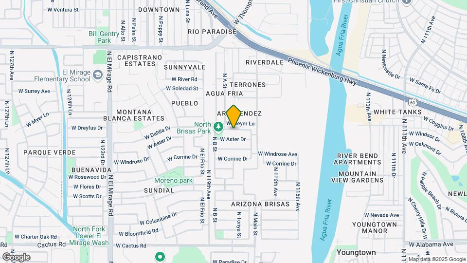 11793 W Dahlia Dr Mapa y Detalles de la Ubicación