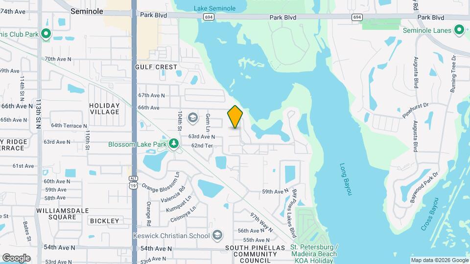 10034 64th Ave N, Unit 5 Map and Location Details