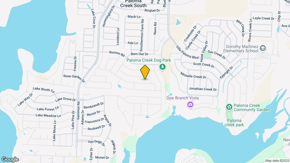 1717 Yellowthroat Dr Map and Location Details