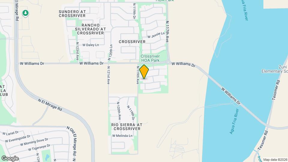 11838 W Foothill Dr Map and Location Details