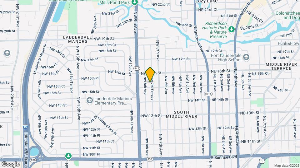 1515 NW 7th Terrace Map and Location Details