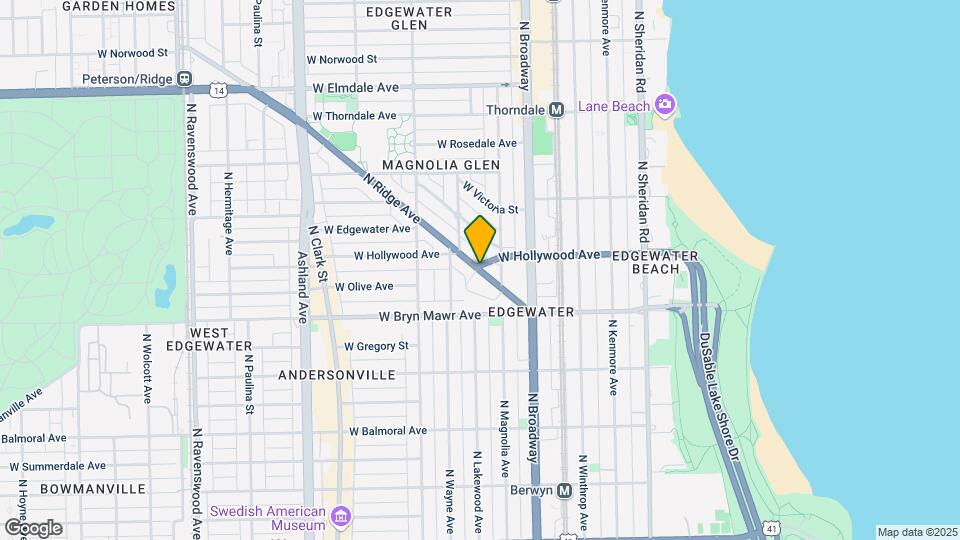 5670 N Ridge Ave, Unit 2N Map and Location Details