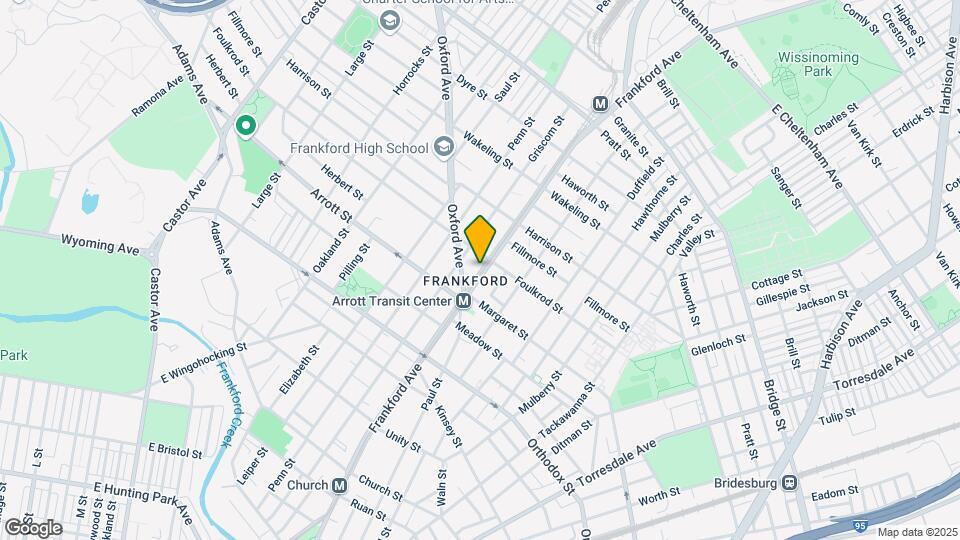 4736 Frankford Ave Map and Location Details