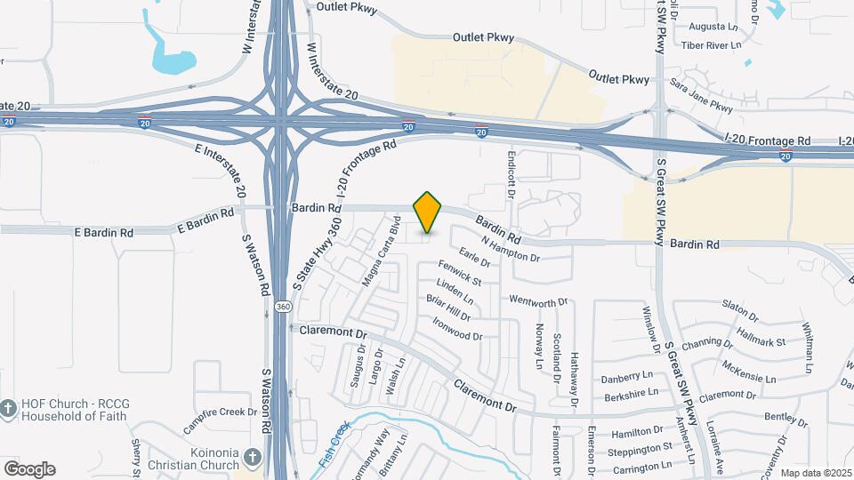 4125 Hartley Wy Map and Location Details