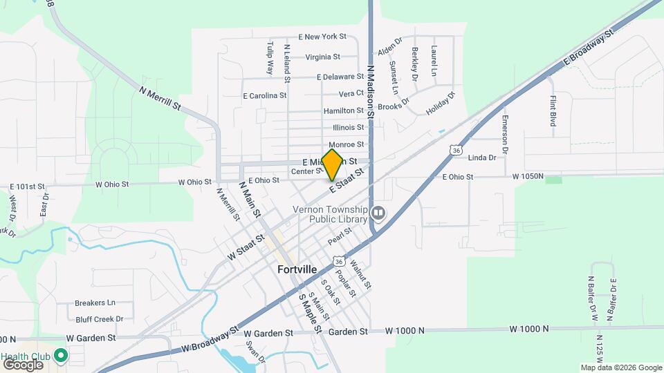 415 E Staat St Map and Location Details