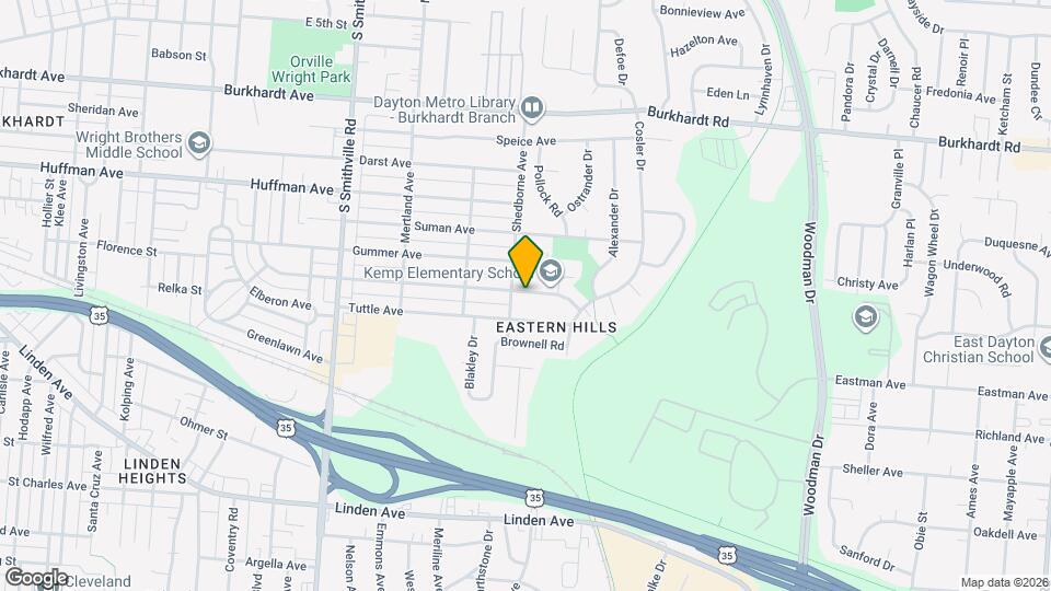 1908 Gondert Ave Map and Location Details