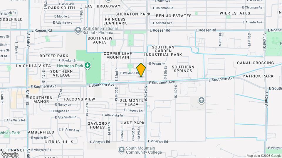 2362 E Huntington Dr Map and Location Details