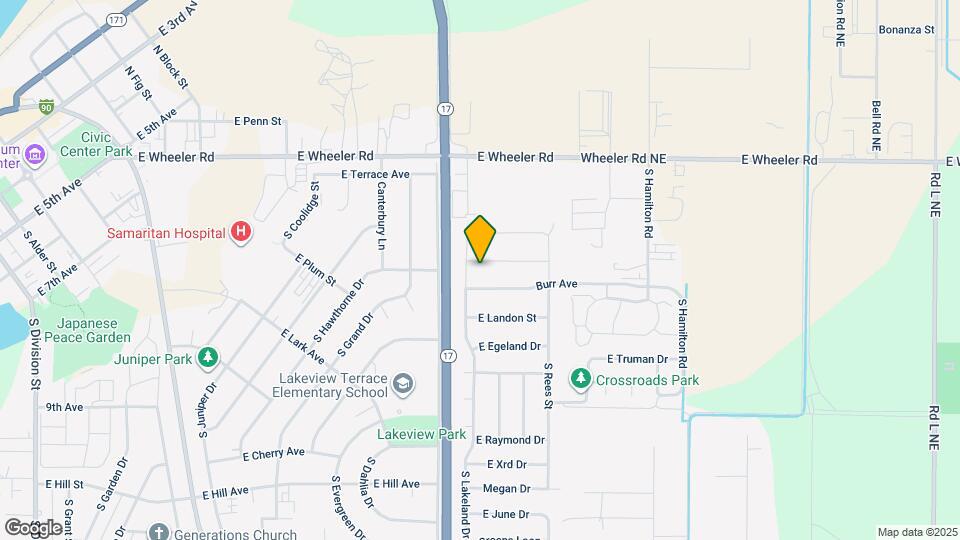 1335 E Brecken Dr Map and Location Details