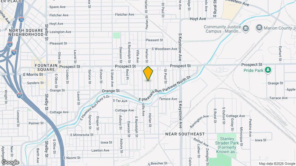 1210 Harlan St Mapa y Detalles de la Ubicación