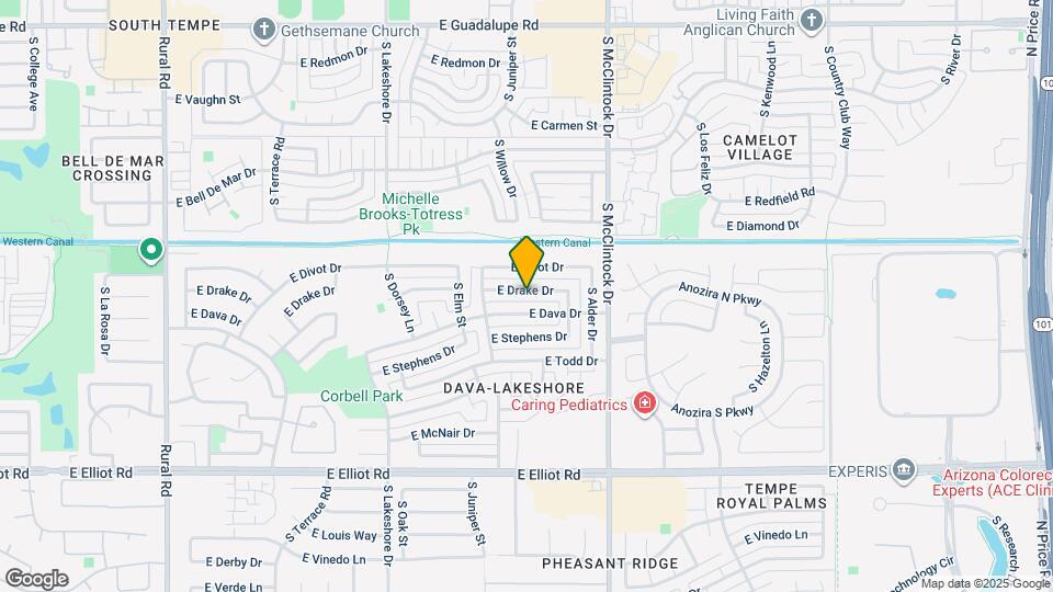1549 E Drake Dr Map and Location Details