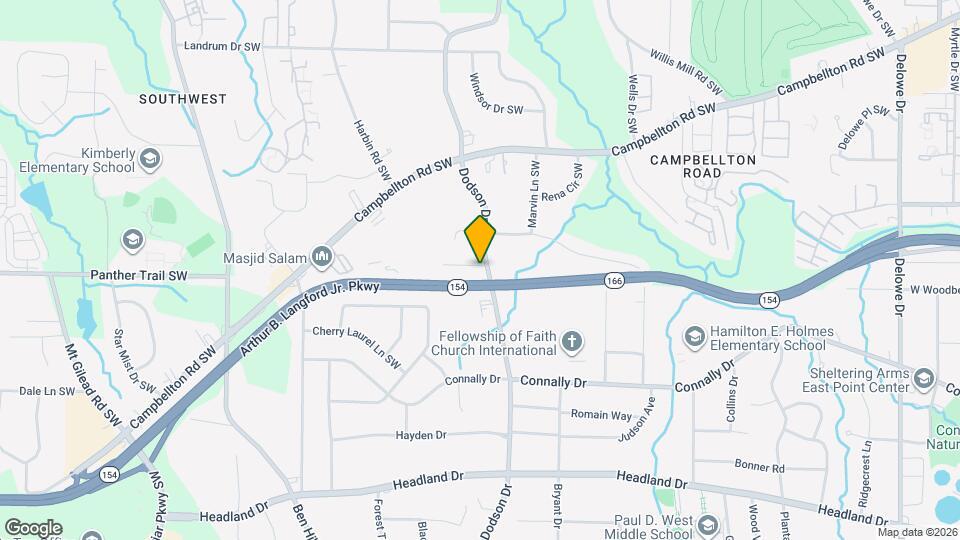 2081 Dodson Dr SW Map and Location Details