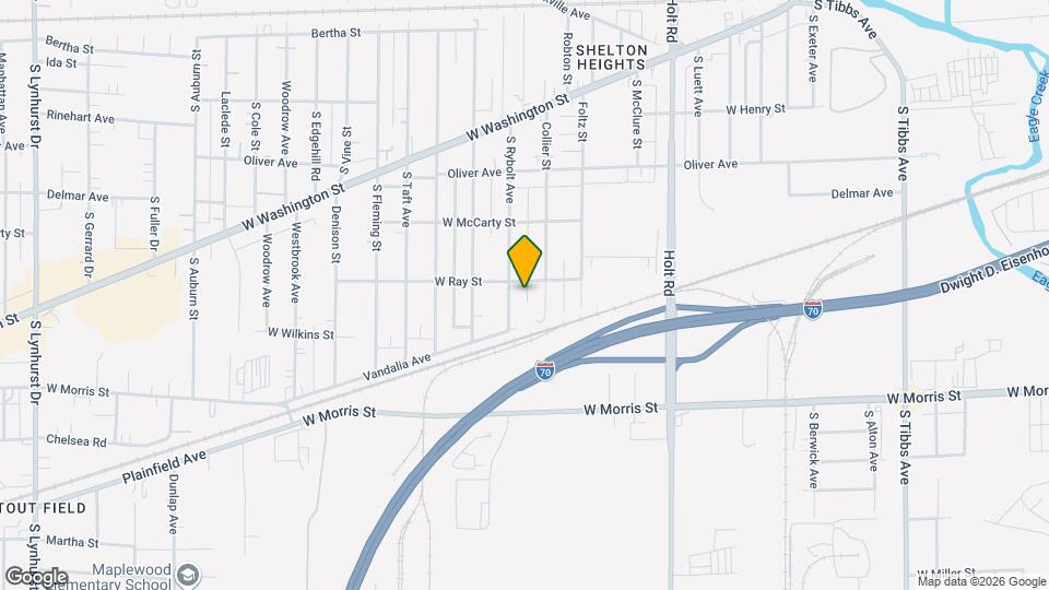 1007 S Rybolt Ave Map and Location Details
