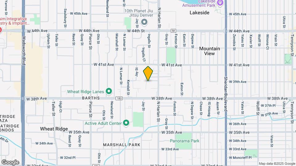 6090 W 39th Ave Mapa y Detalles de la Ubicación