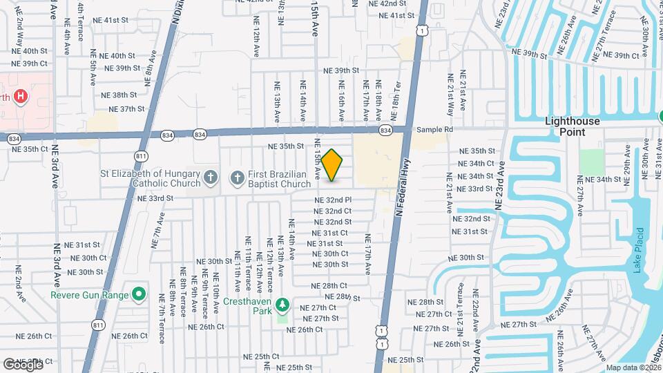 1531 NE 33rd St Map and Location Details
