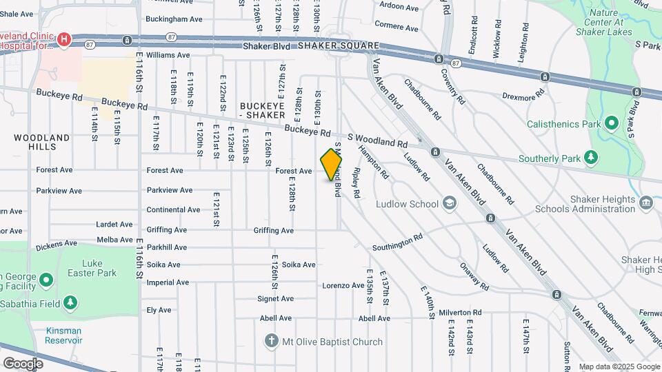 2980 SOUTH MORELAND BOULEVARD Map and Location Details