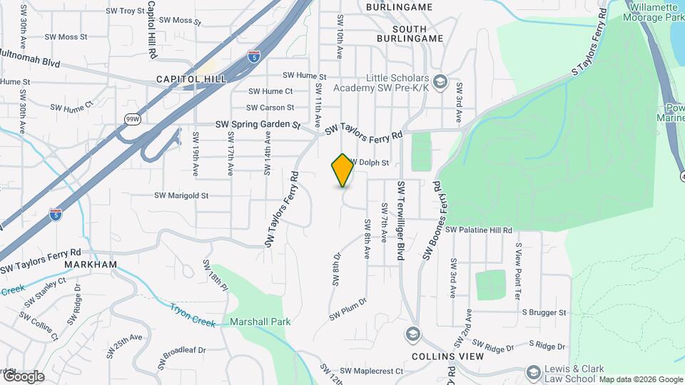 8945 SW 9th Dr Map and Location Details