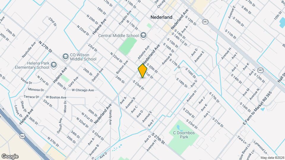 2125 Ave A Map and Location Details