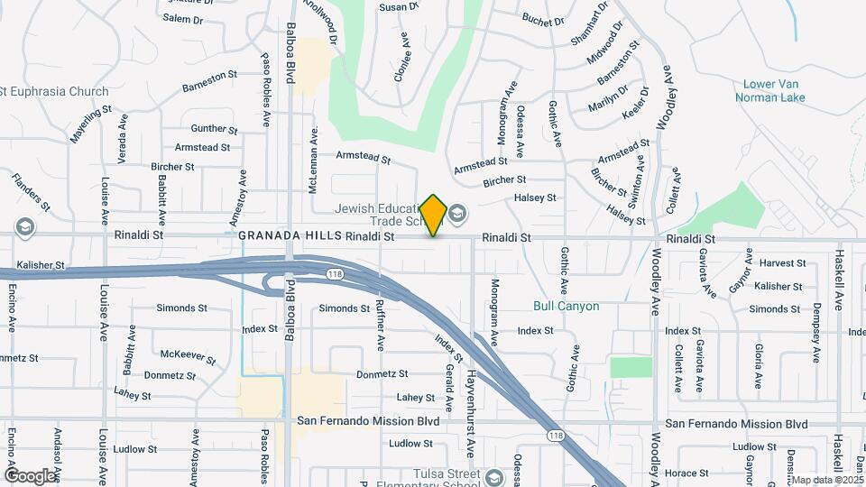 16650 Rinaldi St Map and Location Details