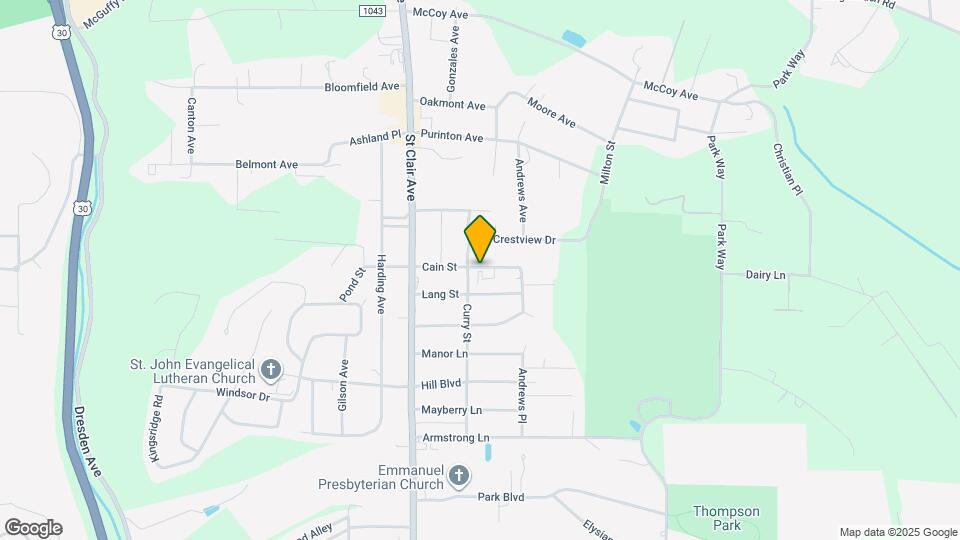 816 Cain St, Unit Apartment Map and Location Details