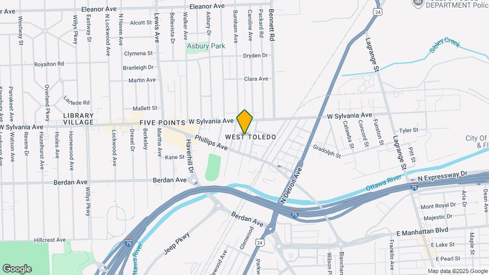 3936 Woodhaven Dr Map and Location Details