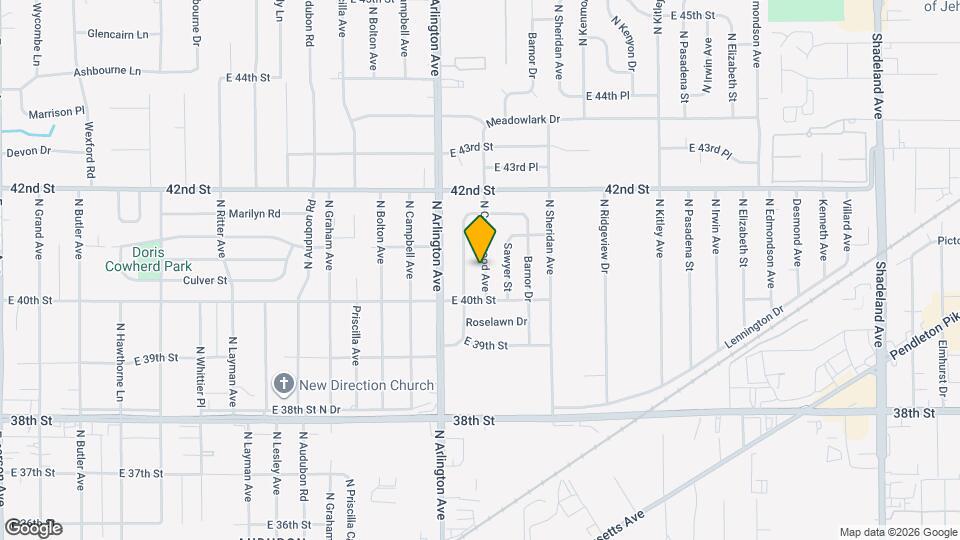 4030 N Catherwood Ave Map and Location Details