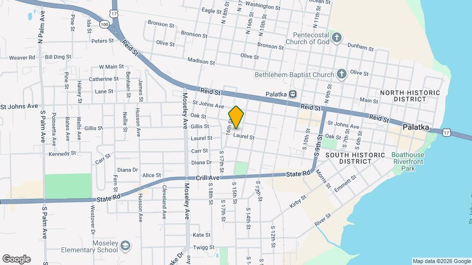 1510 Laurel St Map and Location Details