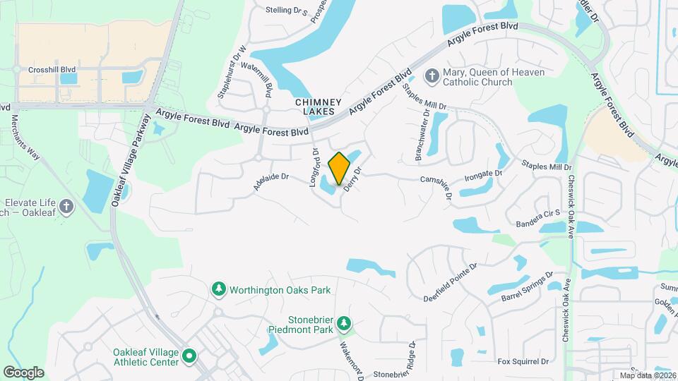 8663 Derry Dr Map and Location Details