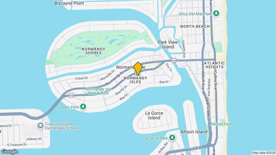 1221 Biarritz Dr Map and Location Details