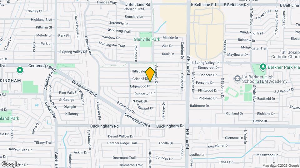 1203 Edgewood Dr Map and Location Details