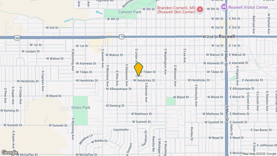 911 W Hendricks St Map and Location Details