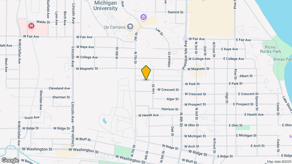 423 W Park St Map and Location Details