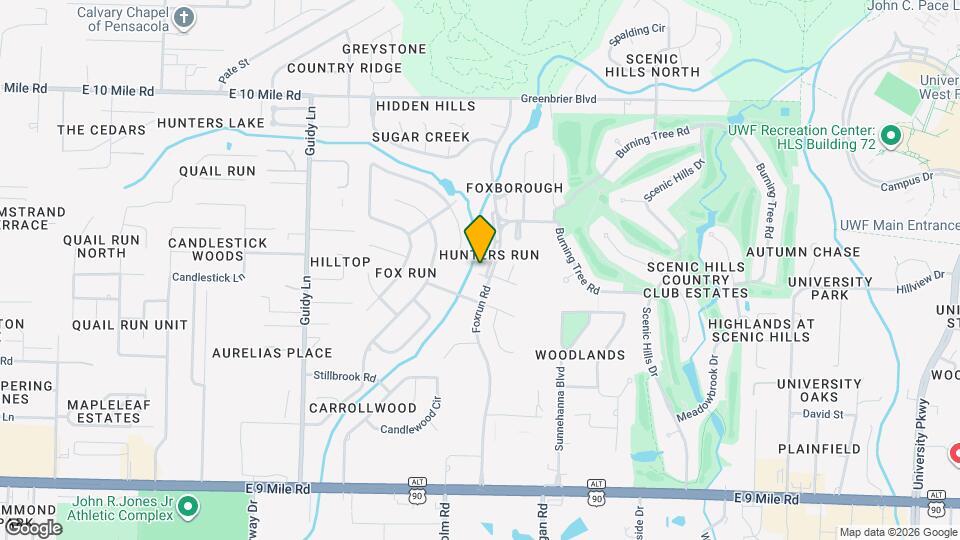 10017 Foxrun Rd Map and Location Details