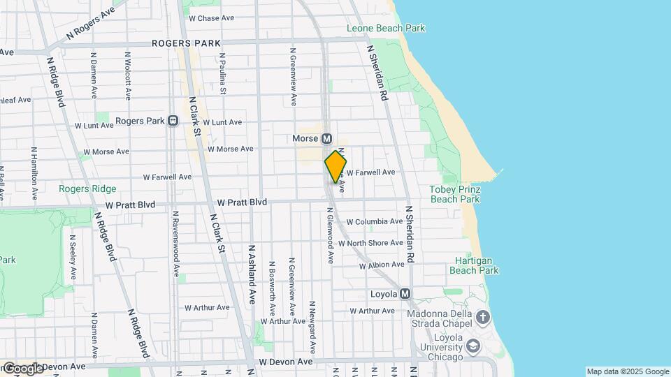 6812 N Wayne Ave, Unit 2B Mapa y Detalles de la Ubicación