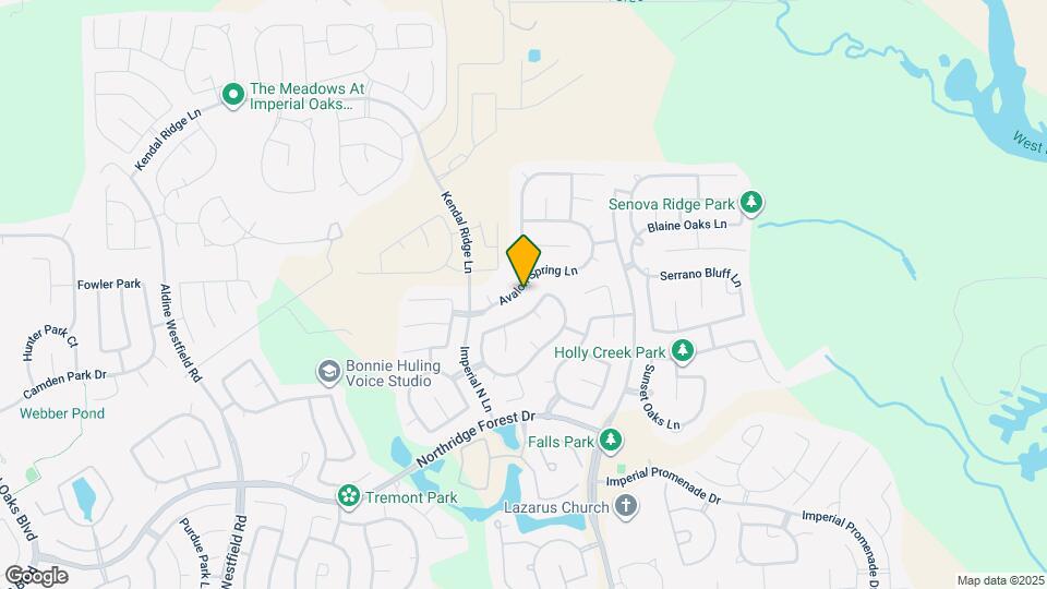 3502 Avalon Spring Ln Map and Location Details