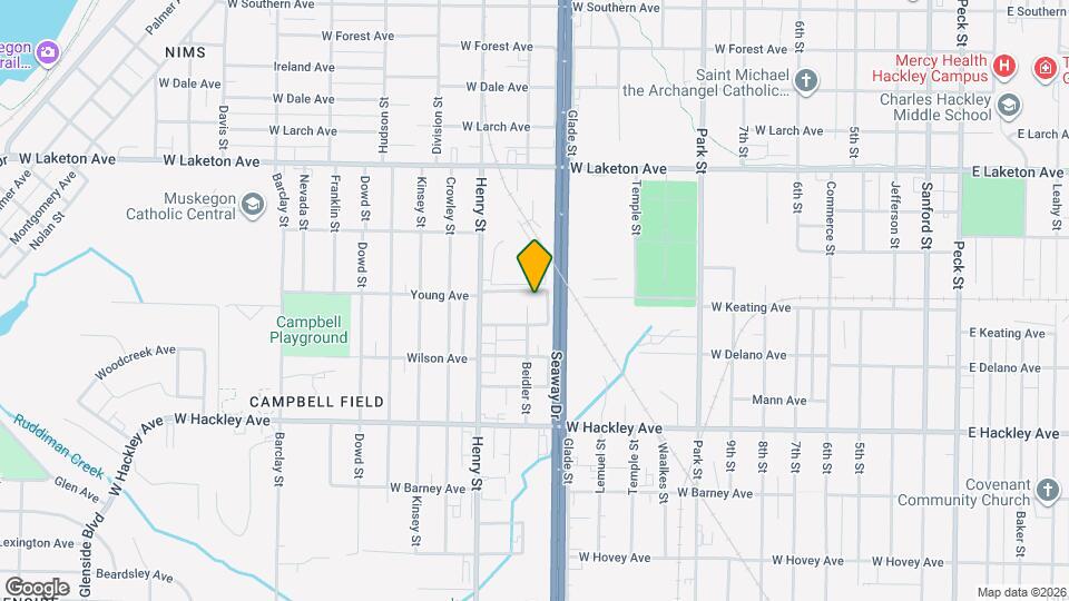 717 Young Ave Map and Location Details