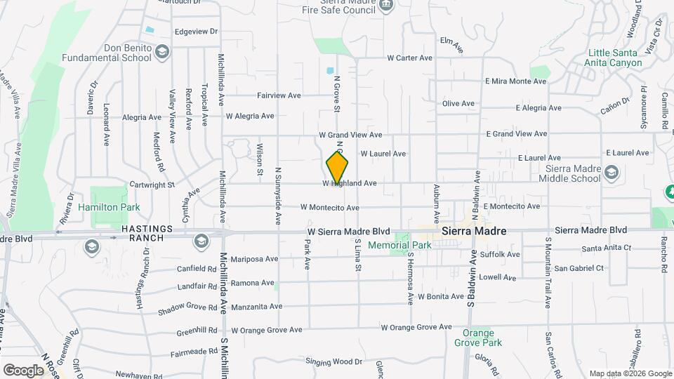 400 W Highland Ave Map and Location Details