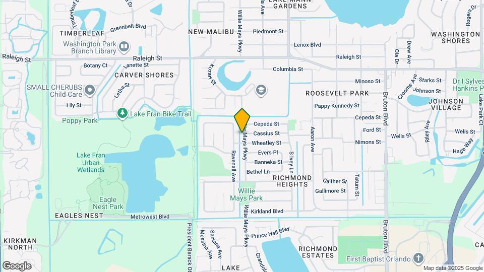 1662 Willie Mays Pkwy Mapa y Detalles de la Ubicación