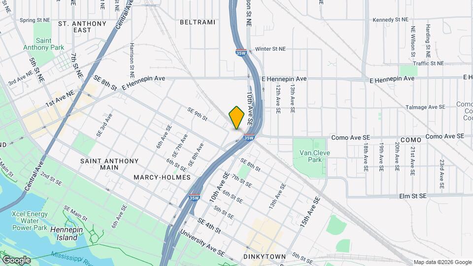 922 9th Ave SE, Unit 922 Map and Location Details